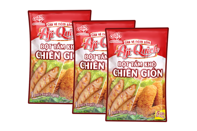 Bột chiên gà giòn Ajiquick 35g Bột chiên gà giòn Ajiquick 35g