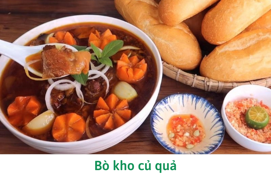 Bò kho củ quả