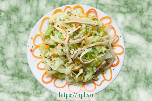 Bắp cải xào giò