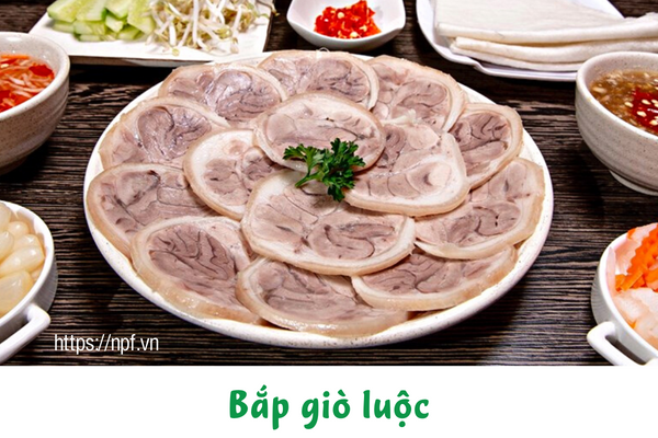 Bắp giò luộc Bắp giò luộc