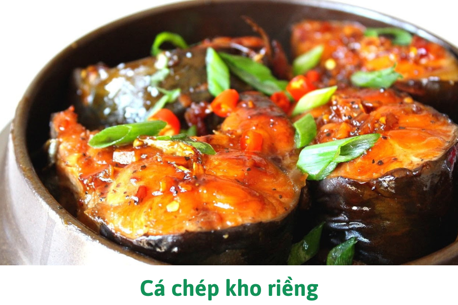Cá chép kho riềng Cá chép kho riềng