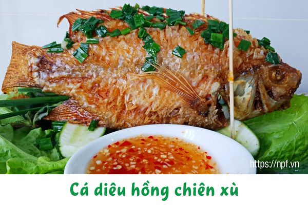 Cá diêu hồng chiên xù Cá diêu hồng chiên xù