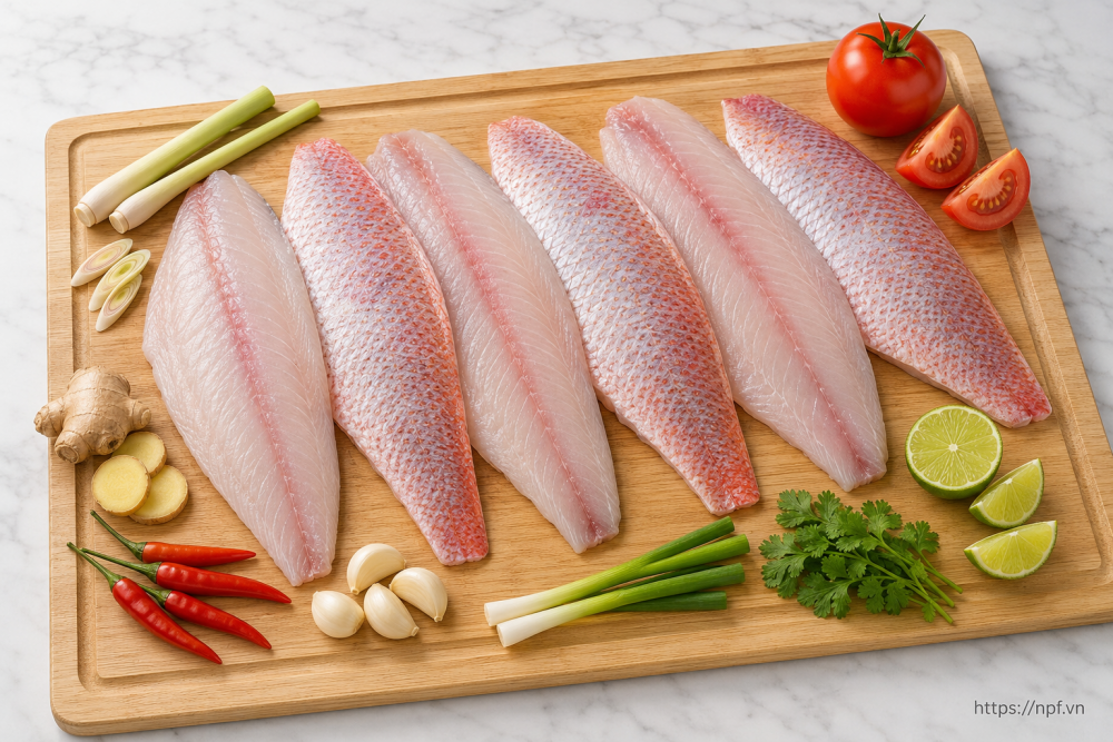 Cá diêu hồng fillet Cá diêu hồng fillet