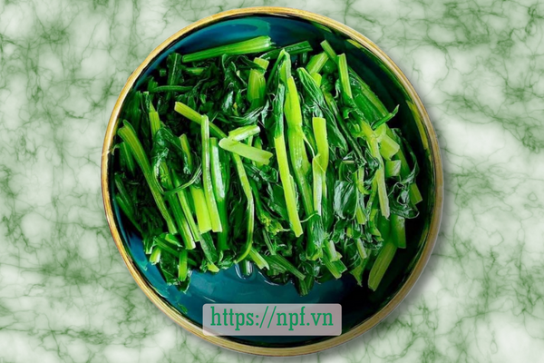 Cải ngọt luộc Cải ngọt luộc