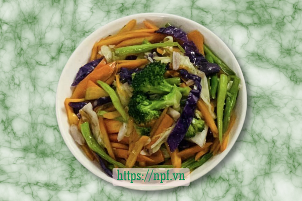 Củ quả xào