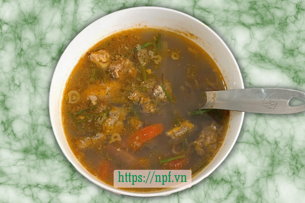 Canh cua dấm bỗng Canh cua dấm bỗng