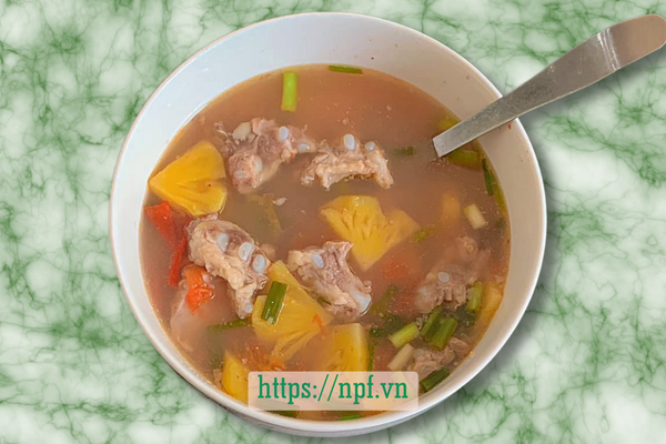 Canh sụn nấu chua Canh sụn nấu chua