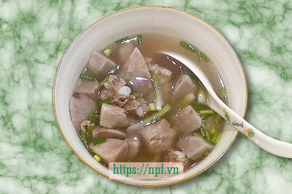 Canh xương khoai môn Canh xương khoai môn