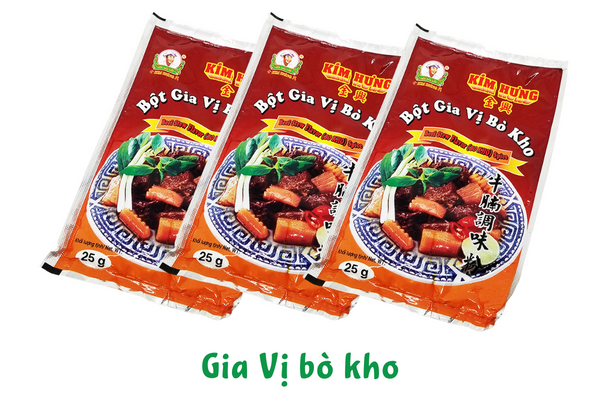 Gia vị bò kho Gia vị bò kho