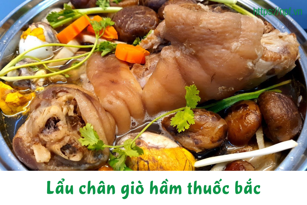 Lẩu chân giò hầm thuốc bắc Lẩu chân giò hầm thuốc bắc