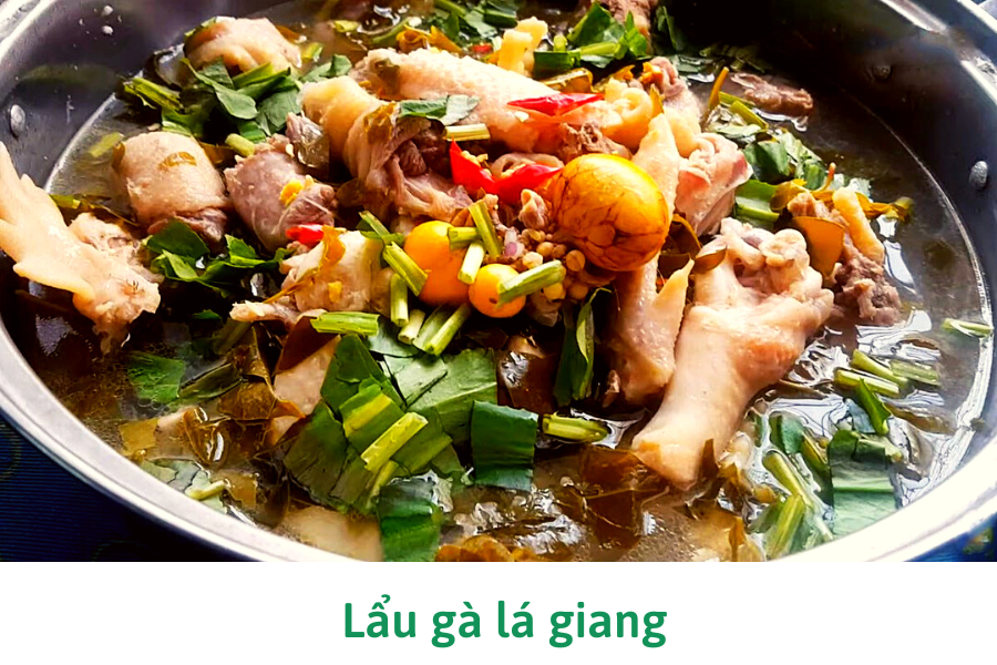 Lẩu gà lá giang Lẩu gà lá giang