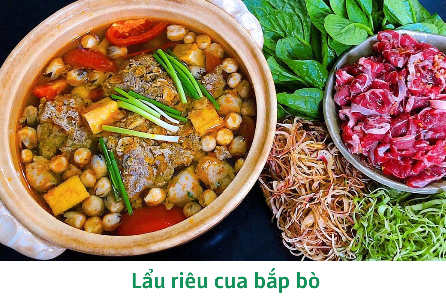 Lẩu riêu cua bắp bò Lẩu riêu cua bắp bò
