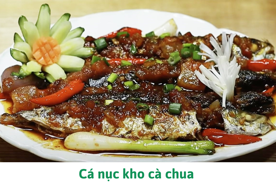 Cá nục kho cà chua Cá nục kho cà chua