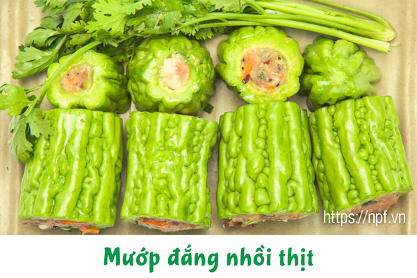 Mướp đắng nhồi thịt Mướp đắng nhồi thịt