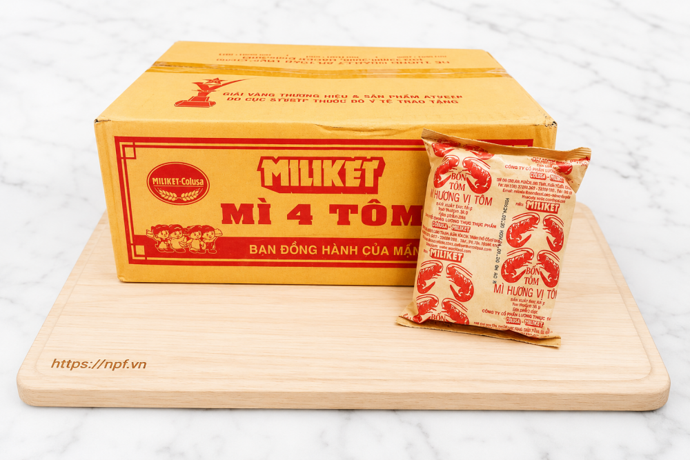 Mỳ Miliket 4 tôm Mỳ Miliket 4 tôm
