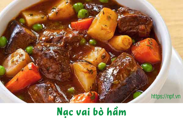 Nạc vai bò hầm Nạc vai bò hầm