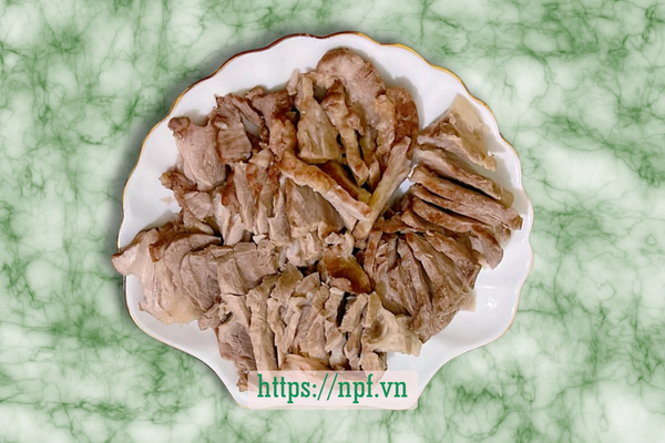Nạc vai thượng luộc