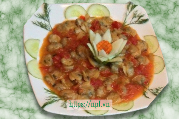 Ngao xào chua ngọt