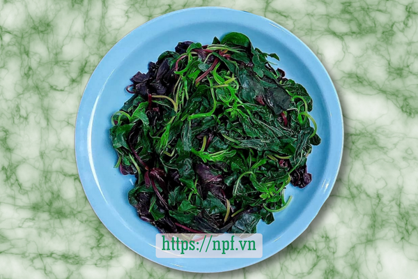 Rau dền luộc