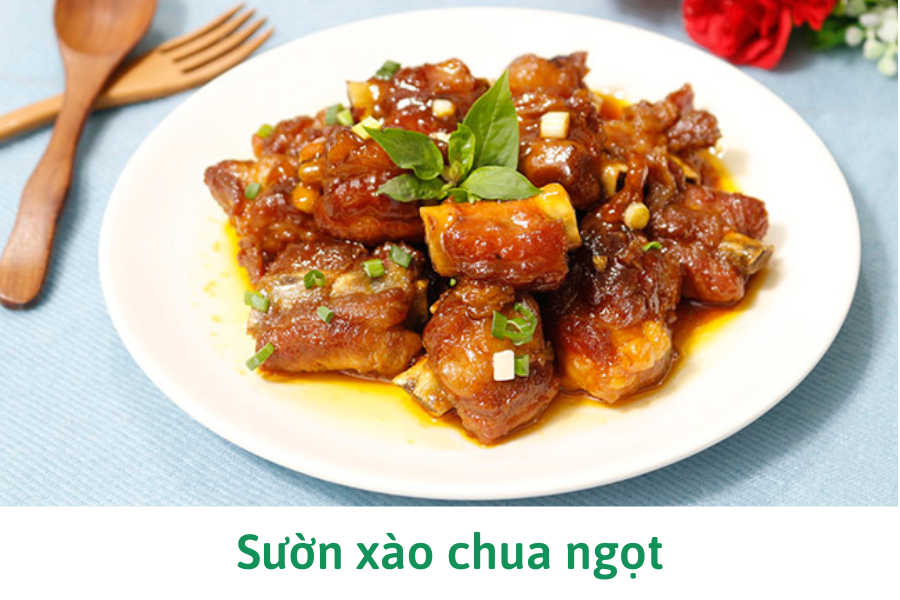 Sườn xào chua ngọt Sườn xào chua ngọt