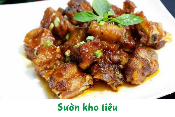 Sườn kho tiêu Sườn kho tiêu