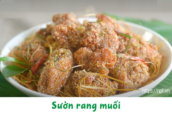 Sườn rang muối Sườn rang muối