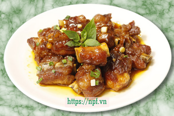 Sườn rang ngũ vị Sườn rang ngũ vị