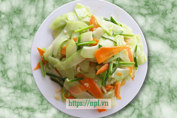 Su su xào cà rốt