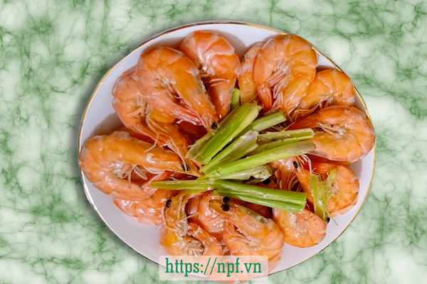 Tôm hấp sả