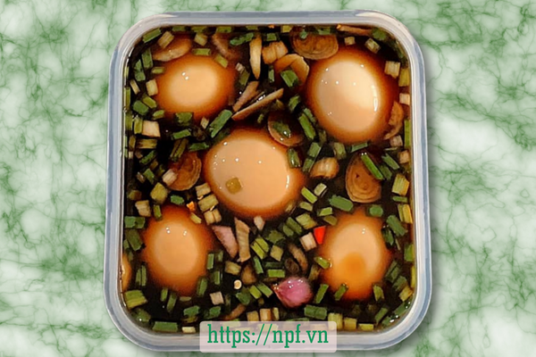 Trứng gà ngâm tương Trứng gà ngâm tương