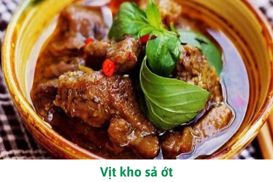 Vịt kho sả ớt Vịt kho sả ớt