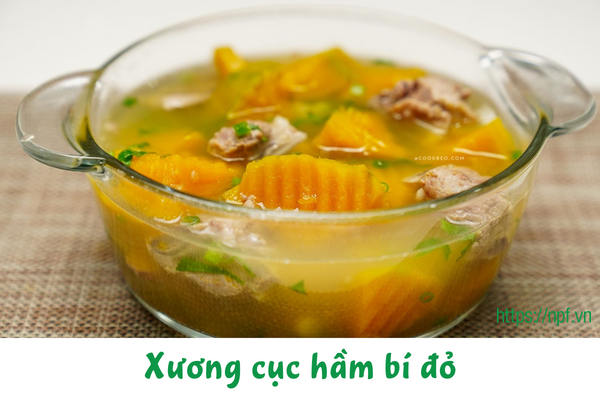 Xương cục hầm bí đỏ Xương cục hầm bí đỏ