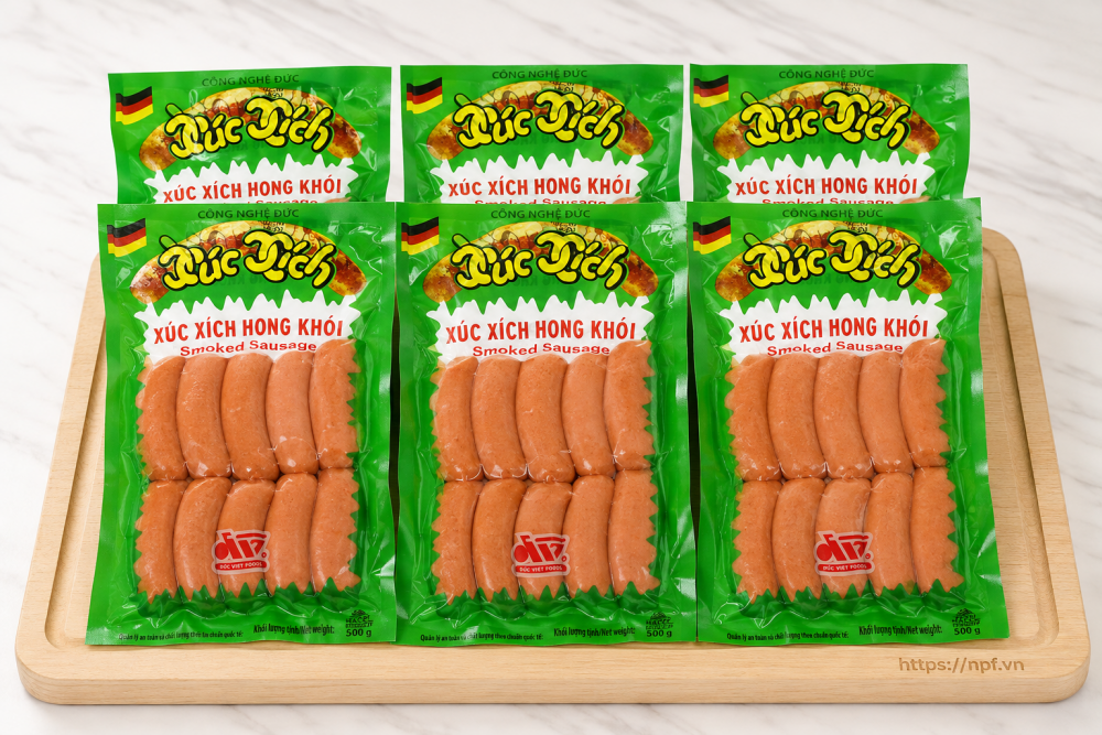 xúc xích hong khói đức việt 500g