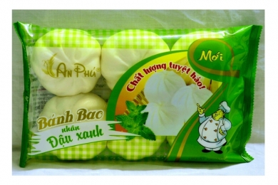 Bánh bao nhân đậu xanh 200g (6c)
