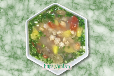 Canh ngao nấu chua 5