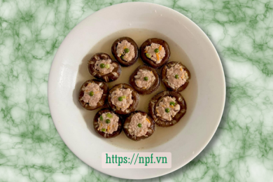 Nấm hương nhồi thịt hấp2